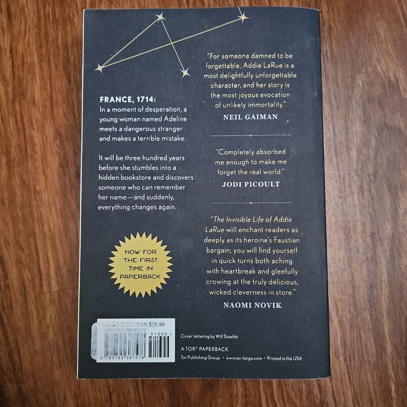 The Invisible Life of Addie Larue