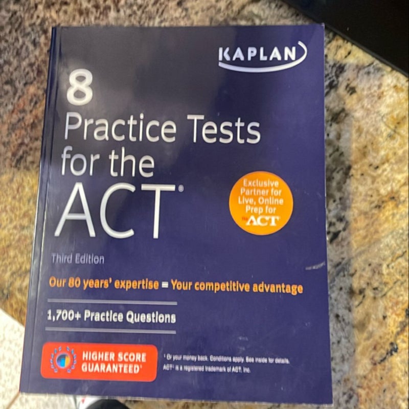 8 Practice Tests for the ACT