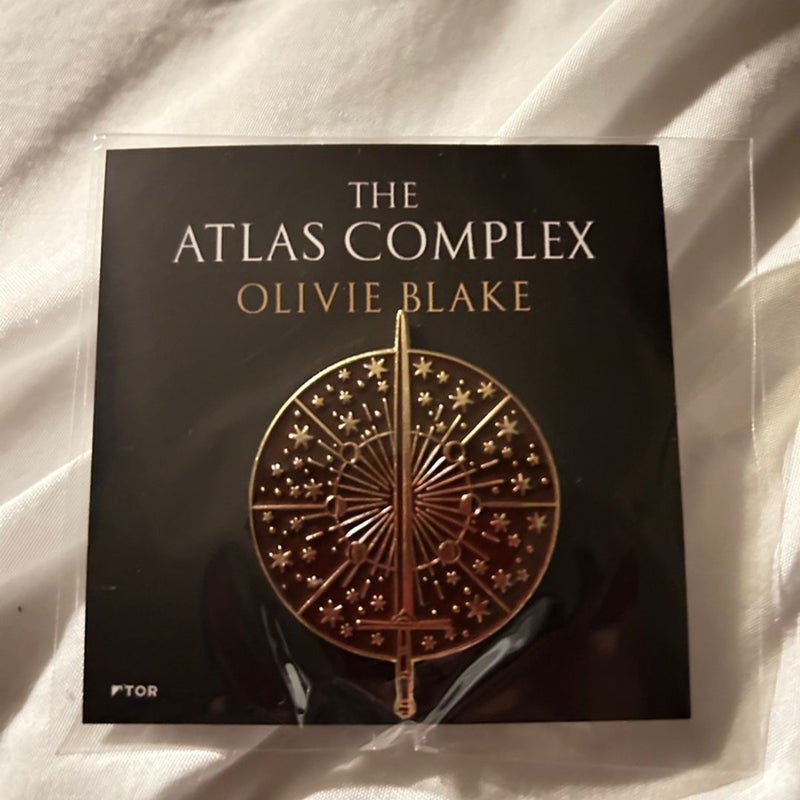 THE ATLAS COMPLEX OFFICIAL PREORDER PIN (NO BOOK INCLUDED)