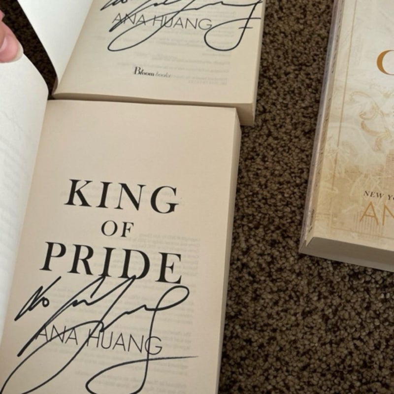 Kings of Sin Ana Huang Barnes and Noble SIGNED