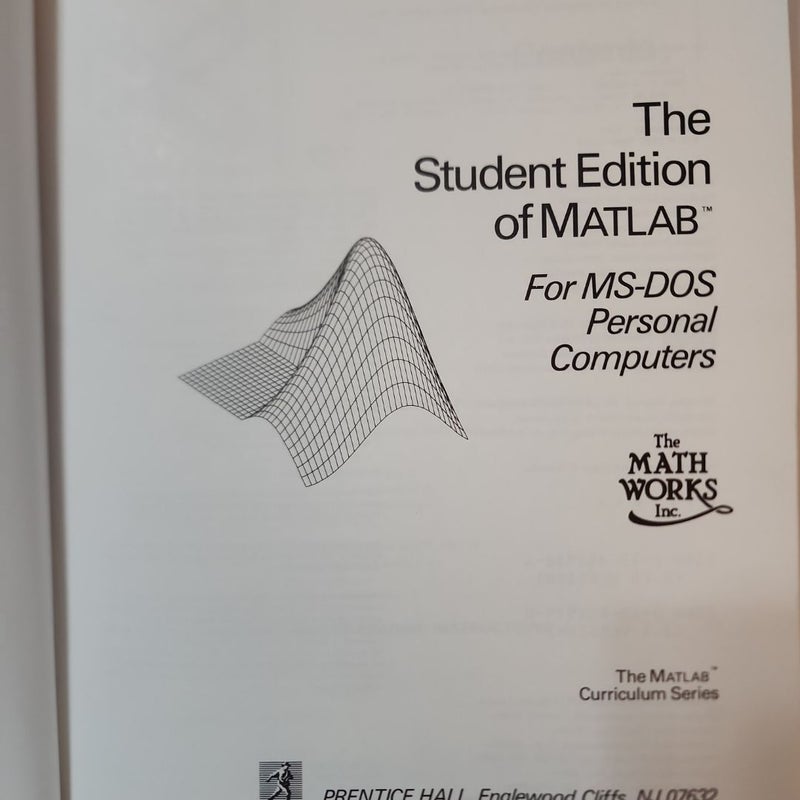 The student edition of Matlab
