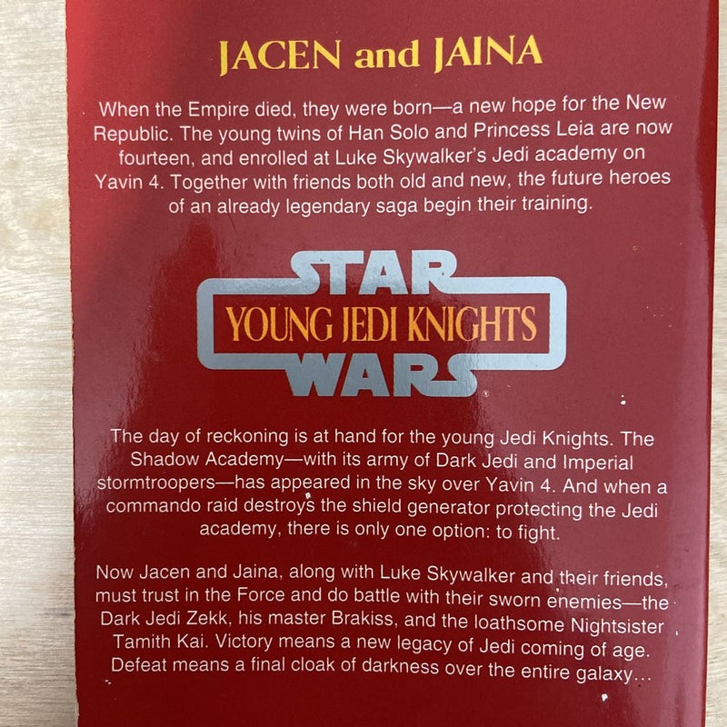 Star Wars Young Jedi Knights: Jedi under Siege (first edition first printing)