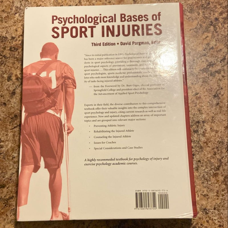 Psychological Bases of Sport Injuries