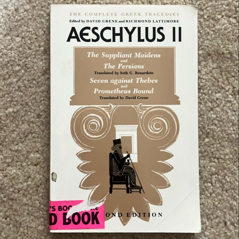 The Complete Greek Tragedies: Aeschylus II