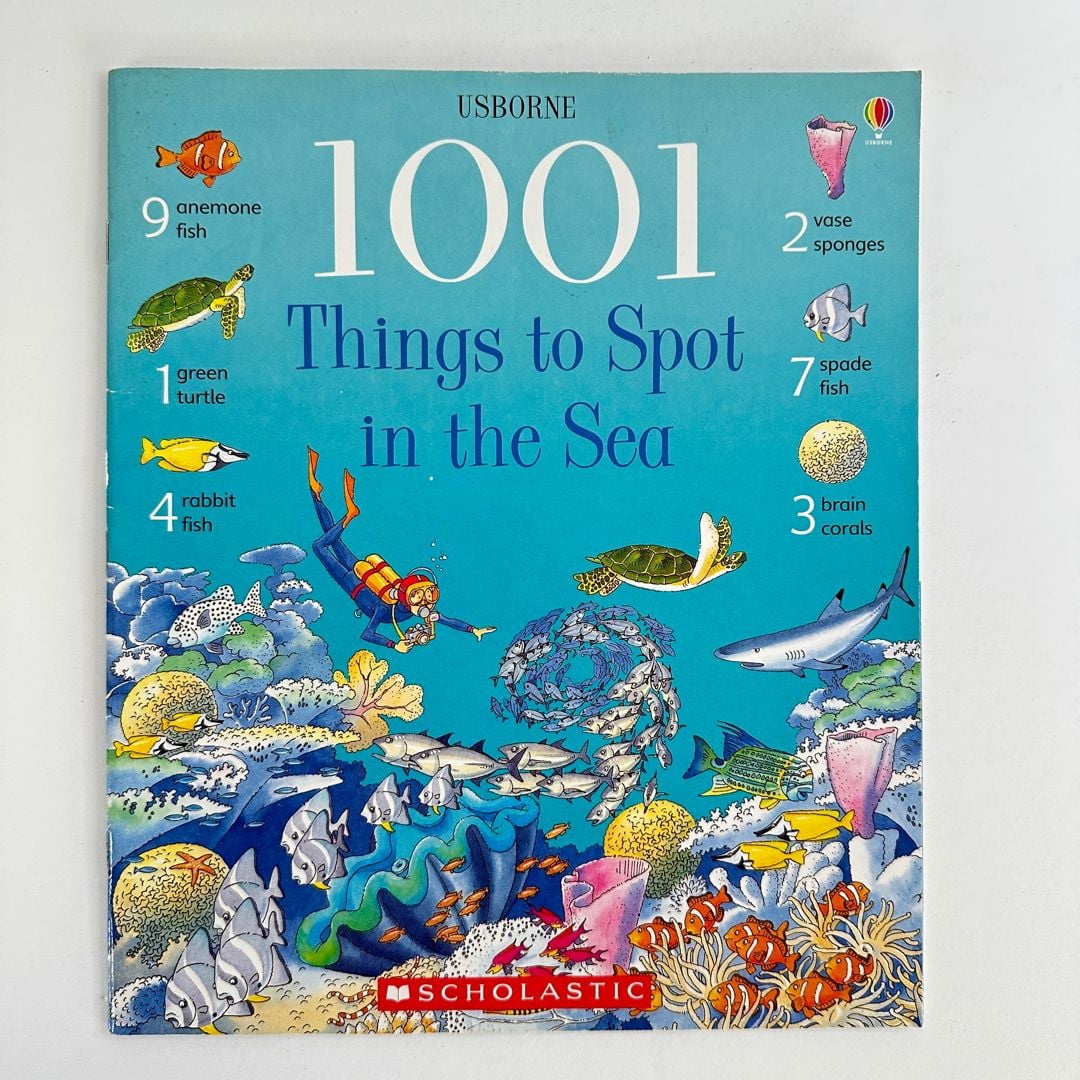 1001 Things to Spot in the Sea by Usborne, Paperback