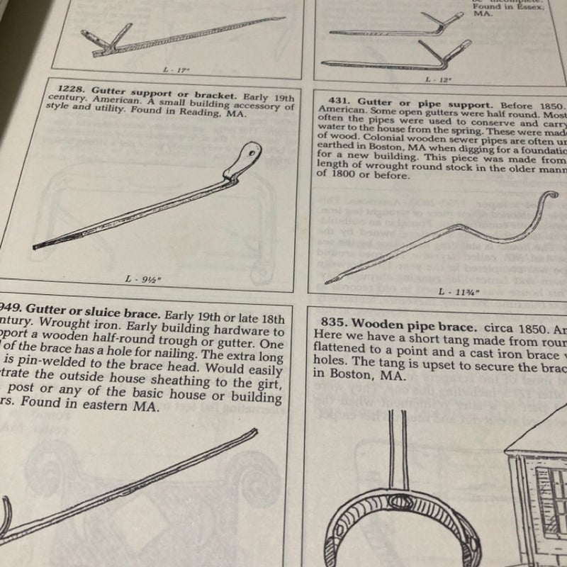 Hooks, Rings and Other Things, an Illustrated Index of New England Iron, 1660-1860 - Wrought and Cast