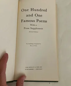 One Hundred and One famous Poems