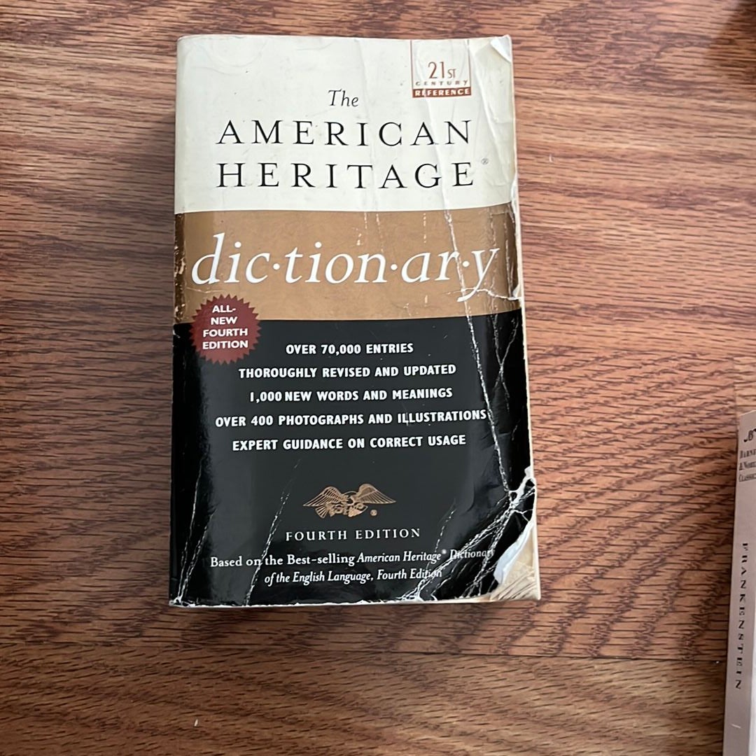 The American Heritage Dictionary by Houghton Mifflin Company Staff