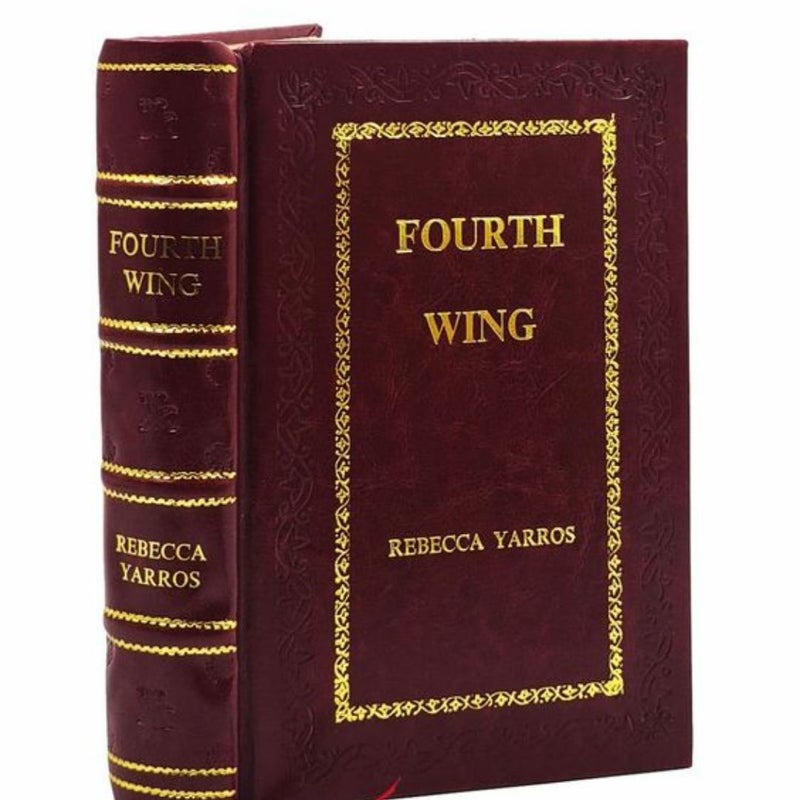 Fourth Wing by Rebecca Yarros Leather-Bound 