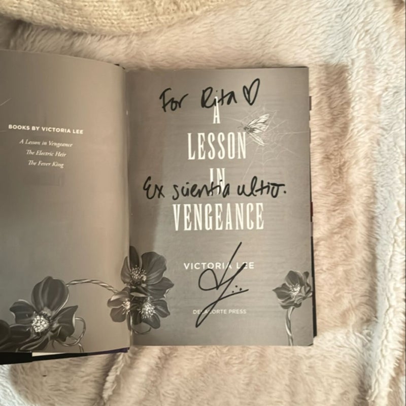 A Lesson in Vengeance (signed)