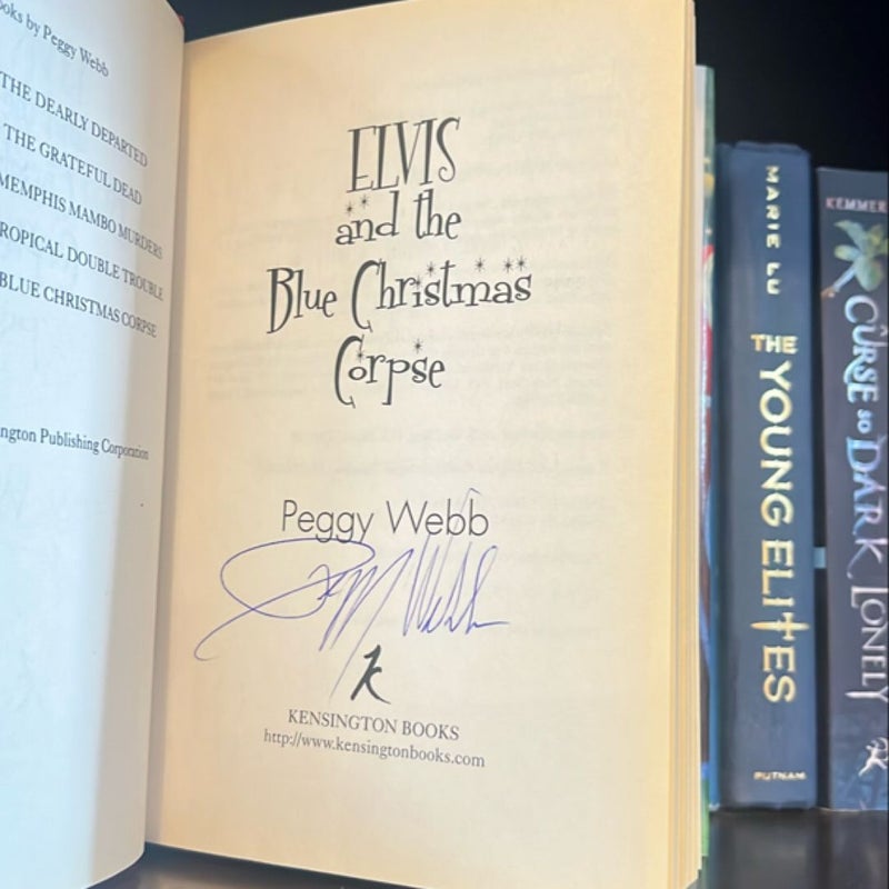 Elvis and the Blue Christmas Corpse- Signed by the Author