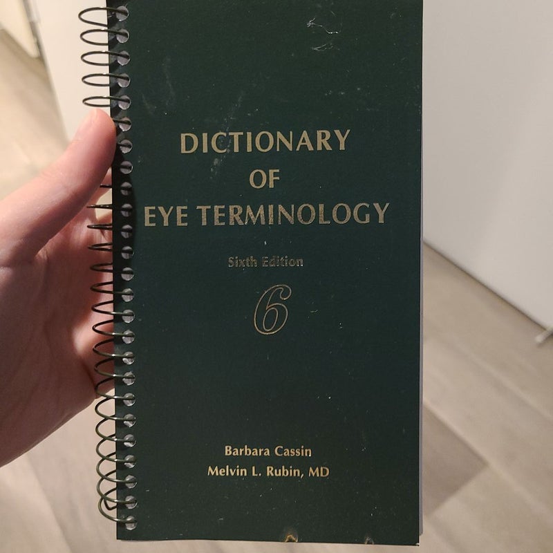 Dictionary of Eye Terminology