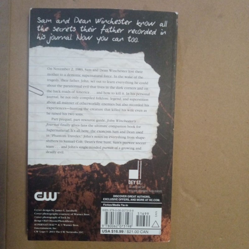 Supernatural: John Winchester's Journal