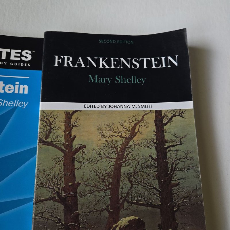 Frankenstein Sparknotes & Case Studies 2 paperbacks by Mary shelley ...