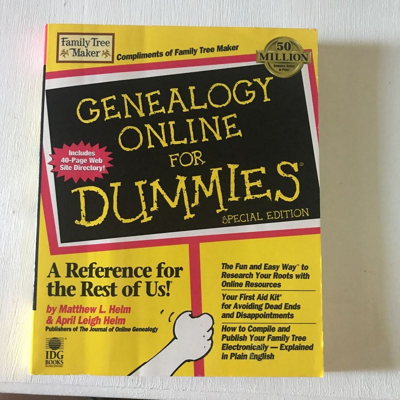 Genealogy Online for Dummies Special Edition 