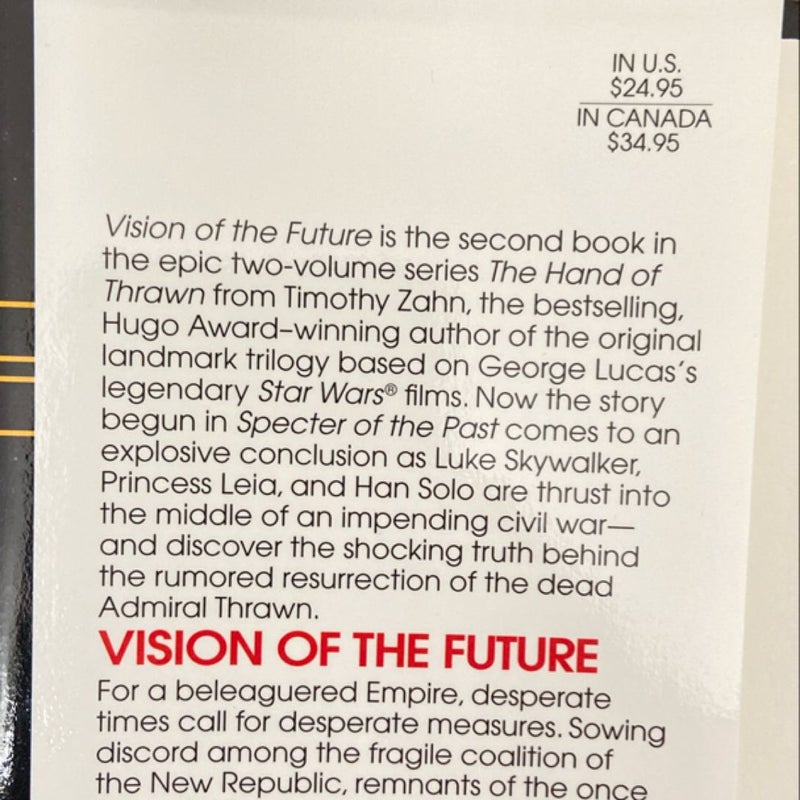 Star Wars Vision of the Future (The Hand of Thrawn Duology-First Edition First Printing)