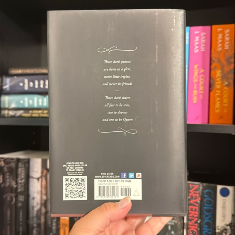 Three Dark Crowns (First Edition with Bookplate)
