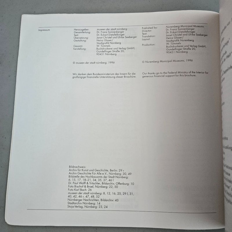 Fascination and Terror: The Nazi Party Rally Grounds in Nuremberg exhibition catalog book