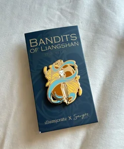 Bandits of Liangshan enamel pin (The Water Outlaws by S.L. Huang) (Illumicrate exclusive)
