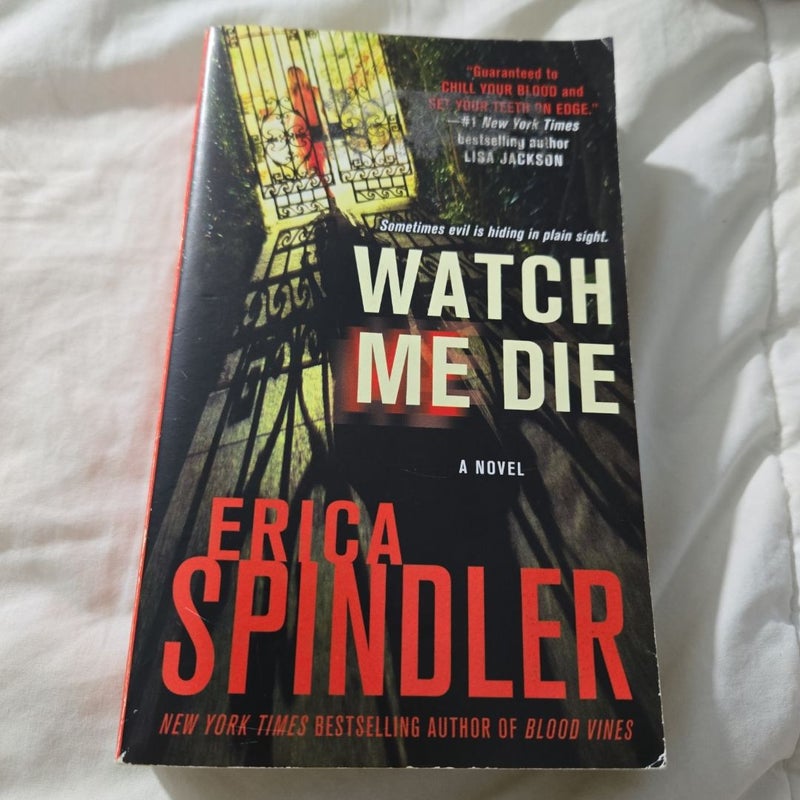 Watch Me Die paperback thriller good condition 