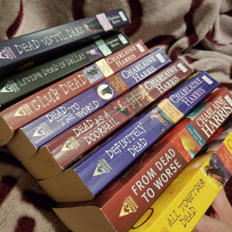 Dead until Dark, Sookie Stackhouse/True Blood, bundle set novels books 1-8