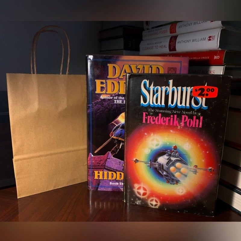 First Edition The Hidden City by David Eddings & Starburst Frederik Pohl 