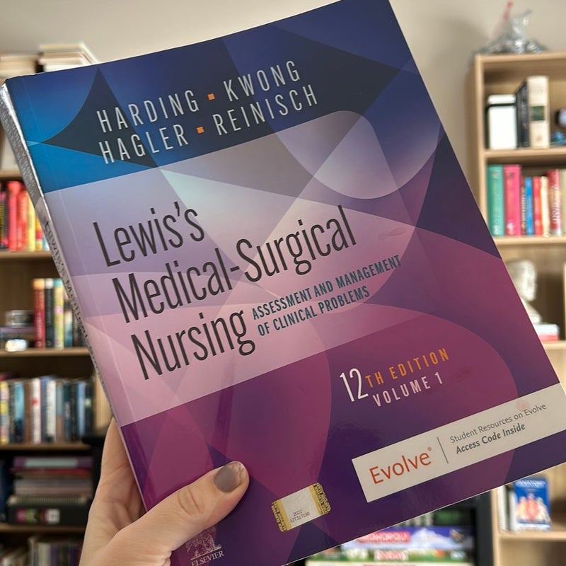 Lewis’s Medical-Surgical Nursing Volume 1, 12 Edition
