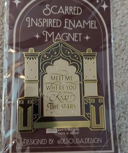Scarred inspired enamel magnet