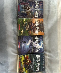 Harry Potter books 1-4