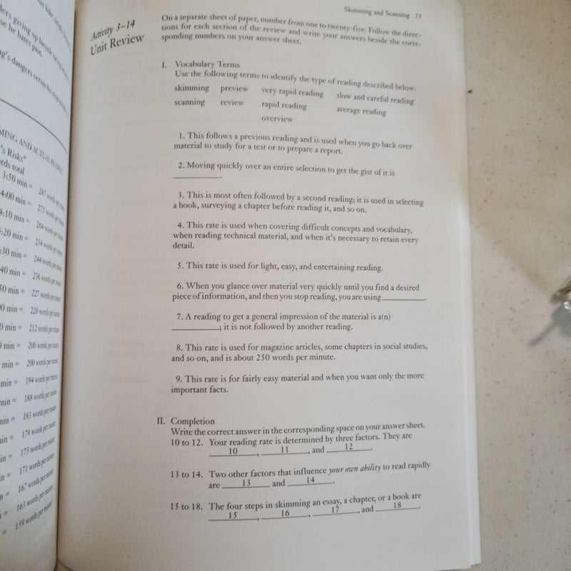 What You Need to Know about Reading Comprehension and Speed, Skimming and Scanning, Reading for Pleasure