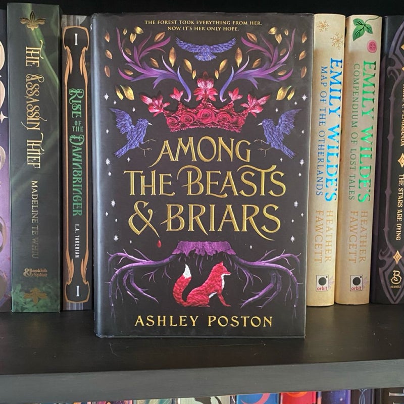 Owlcrate Special Edition Among the Beasts & Briars by Ashley Poston SIGNED
