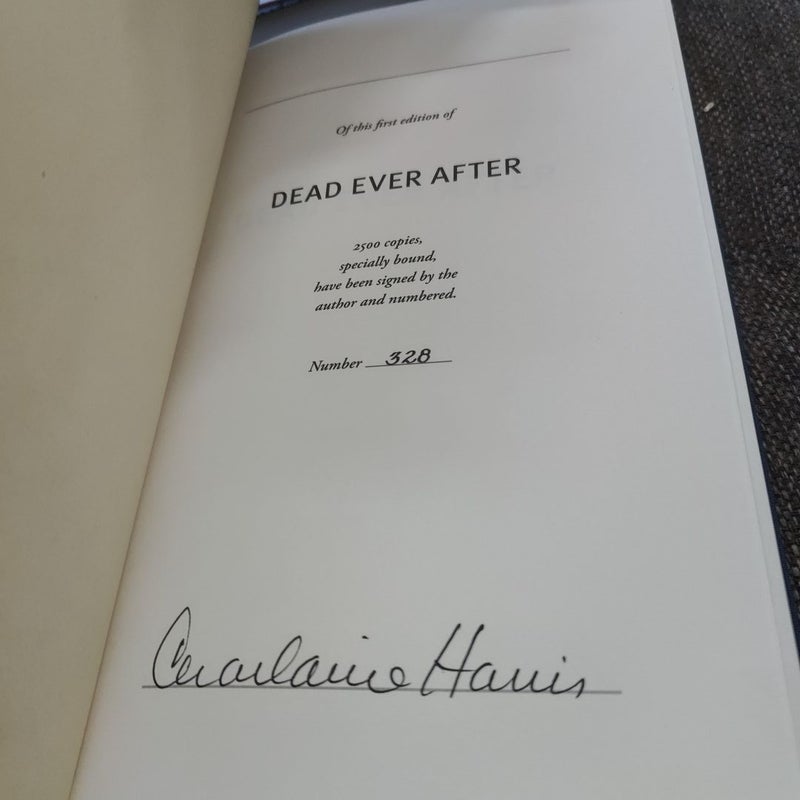 Dead ever after signed numbered edition 