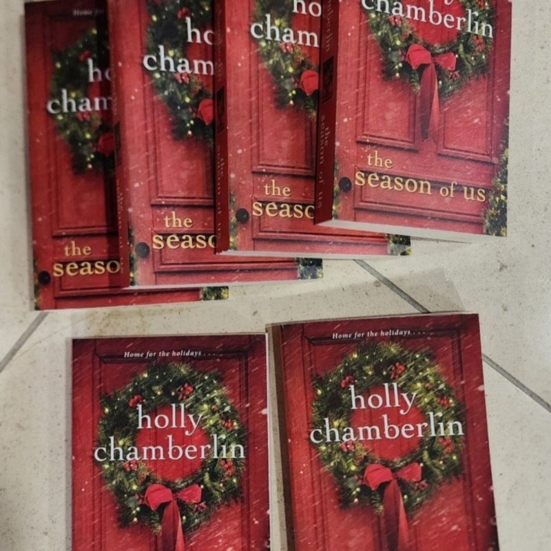 Holly Chamberlain The Season of Us Chistmas Holiday Novel Lot of 6 Books 2016