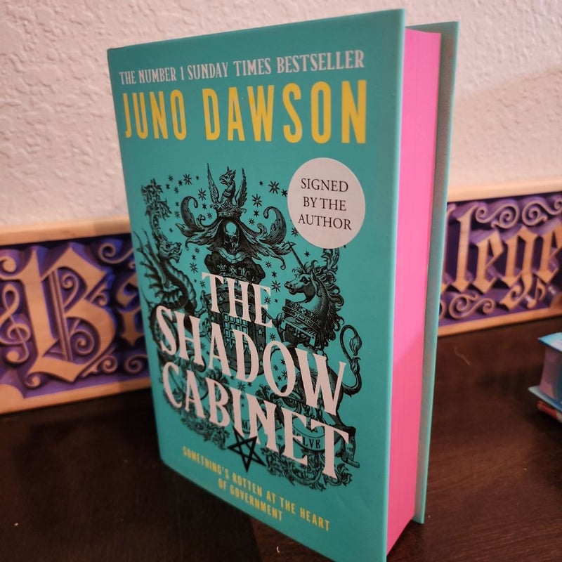 The Shadow Cabinet by Juno Dawson SIGNED Waterstones