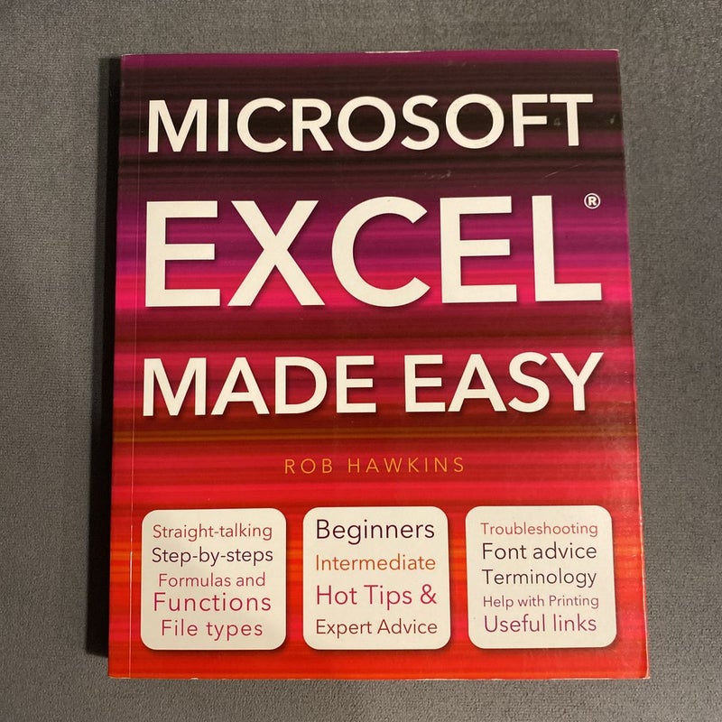 Microsoft Excel Made Easy