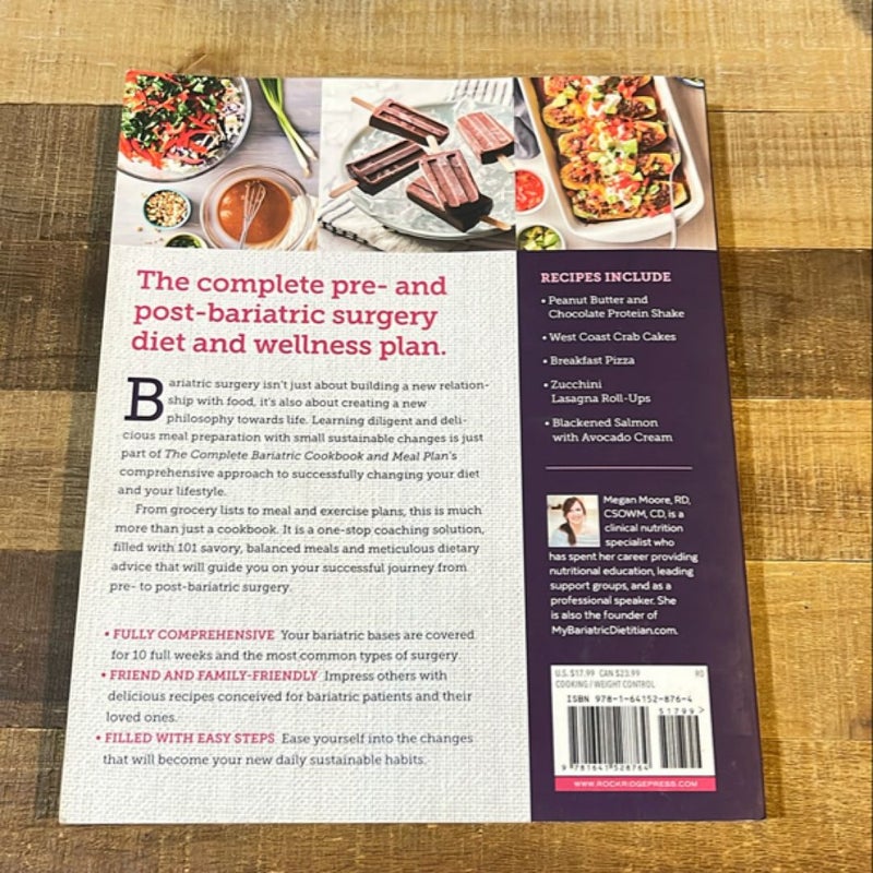 The Complete Bariatric Cookbook and Meal Plan