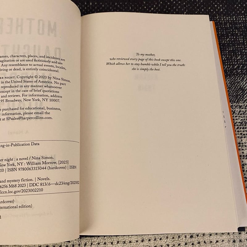 Mother-Daughter Murder Night