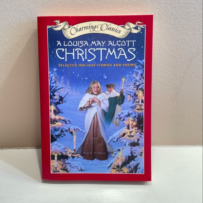 A Louisa May Alcott Christmas Book and Charm