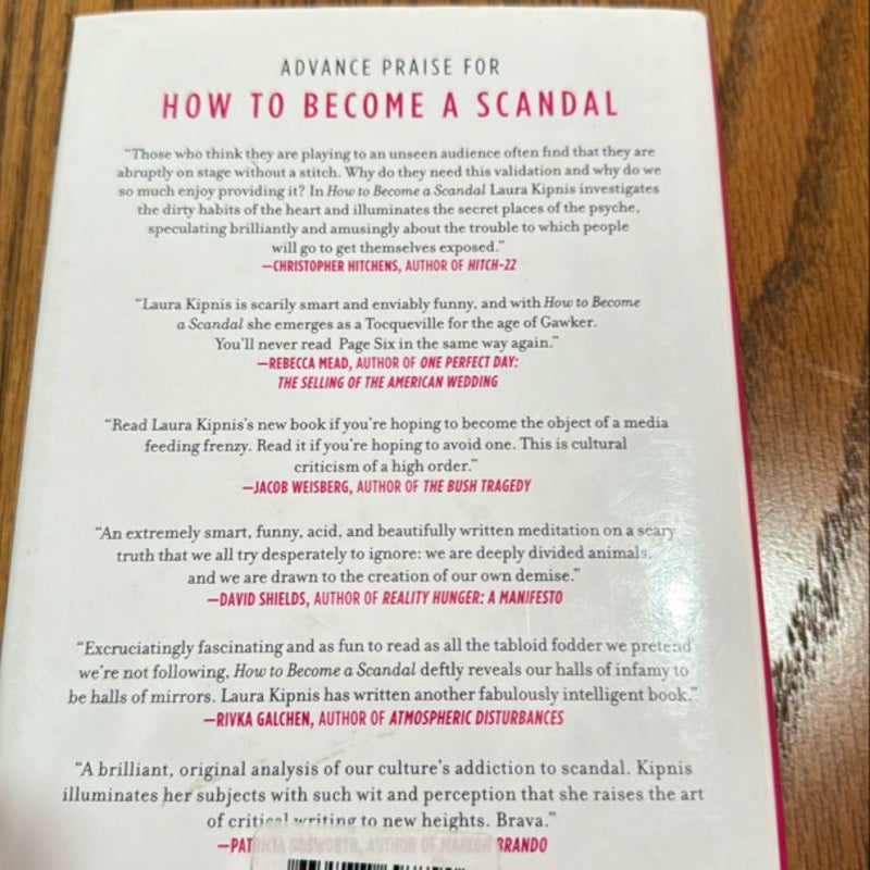 HOW TO BECOME A SCANDAL