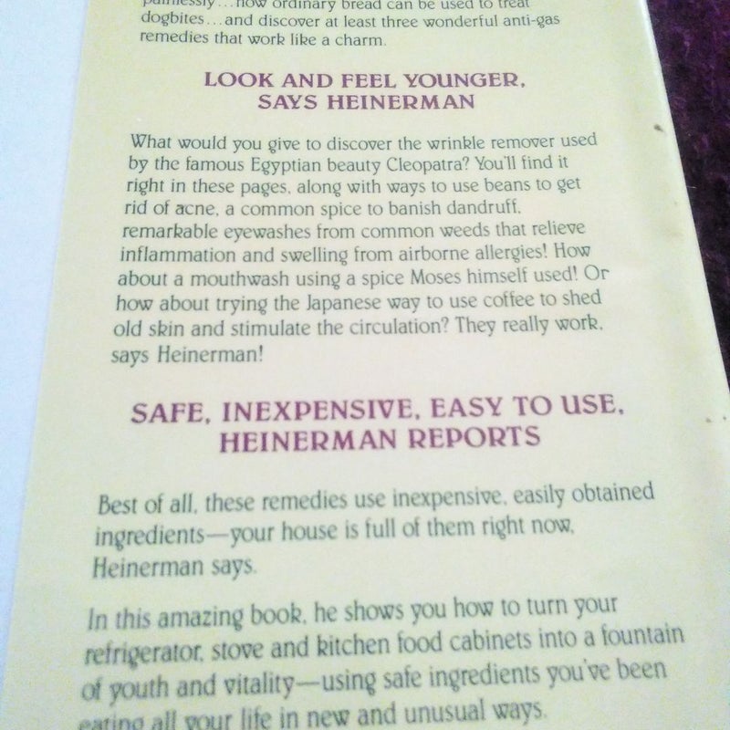 Heinerman's Encyclopedia of Fruits, Vegetables and Herbs
