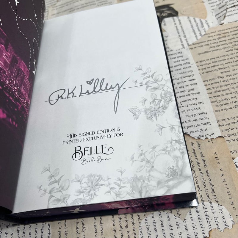 SIGNED RK lilley Up In The Air Omnibus 1&2 Belle