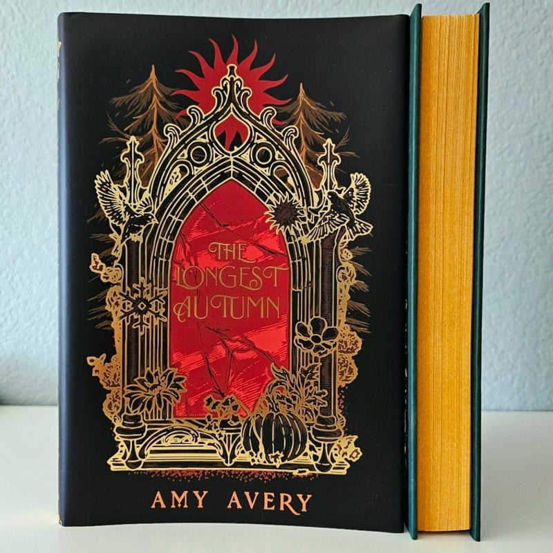 NEW The Longest Autumn SIGNED by Amy Avery FIRST Edition Owlcrate Limited