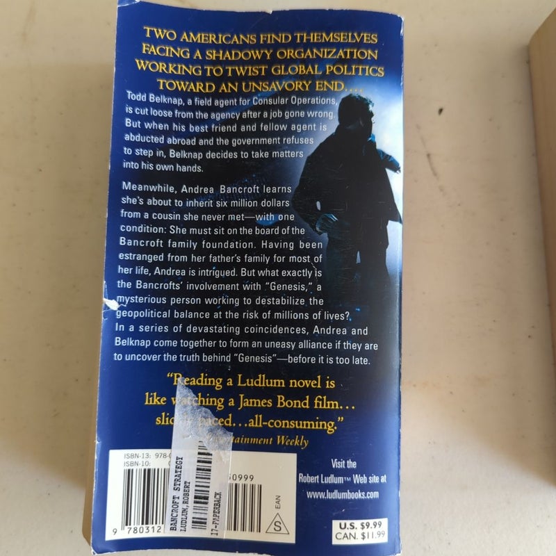 Robert Ludlum X 3: Bourne Betrayal, Bourne Deception, The Bancroft Strategy 