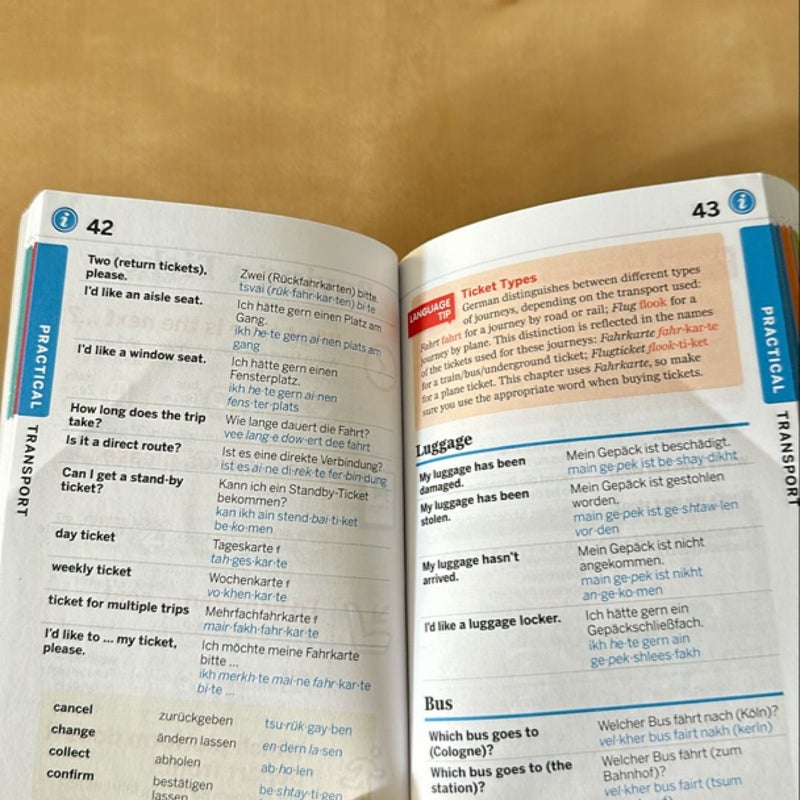 GERMAN PHRASEBOOK