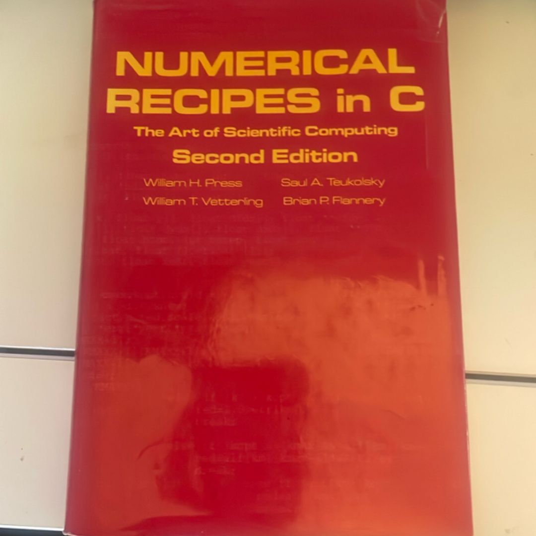 Numerical Recipes in C