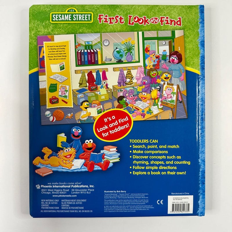 Sesame Street Let’s Go To School First Look and Find Book