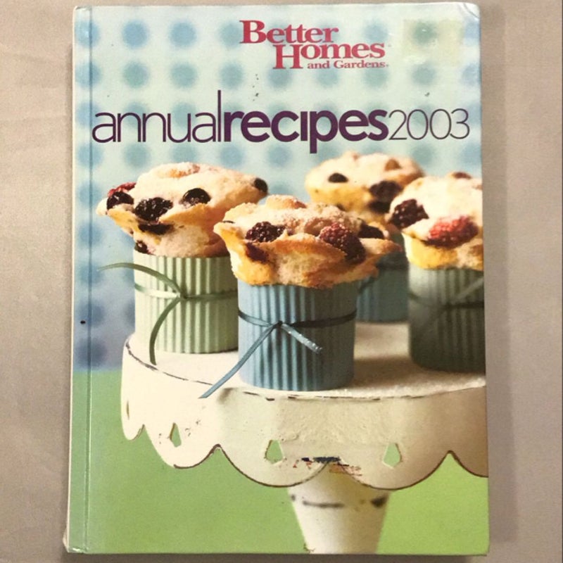 ANNUAL RECIPES 2003