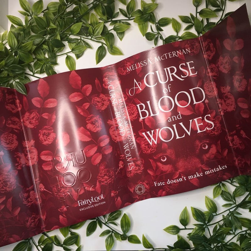 A Curse of Blood and Wolves FairyLoot Romantasy Exclusive SIGNED by Author / Sprayed Edges 