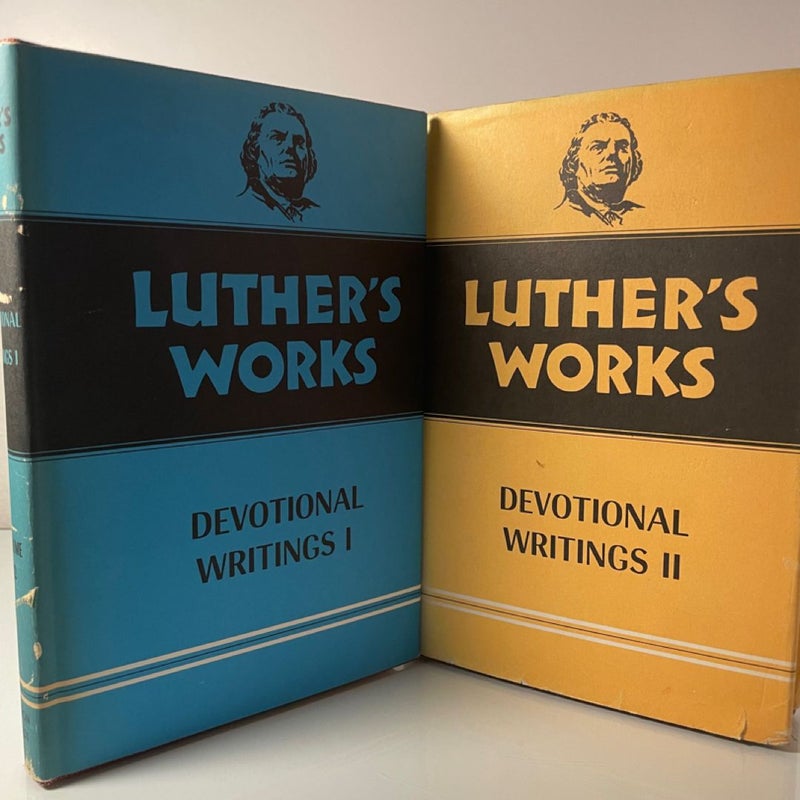 Luther's Works, Vol 42 & 43: Devotional Writings I & II by Vintage hardcovers