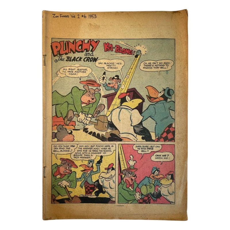 Vintage 1950s-60s Kid’s Comic Lot of 7 Rough Condition Coverless Reader Copies